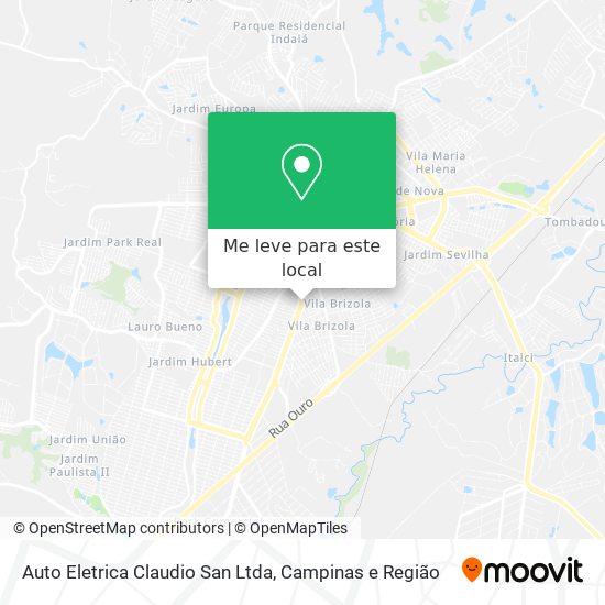 Auto Eletrica Claudio San Ltda mapa