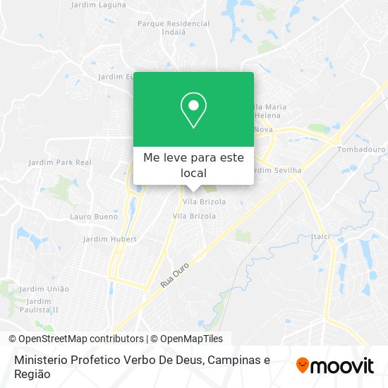 Ministerio Profetico Verbo De Deus mapa