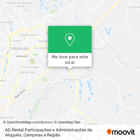 AD Rental Participações e Administrações de Aluguéis mapa