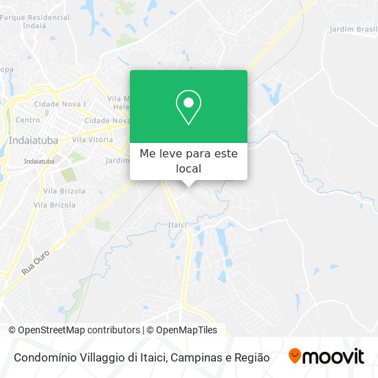 Condomínio Villaggio di Itaici mapa