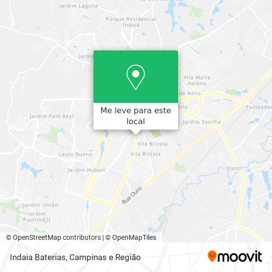 Indaia Baterias mapa