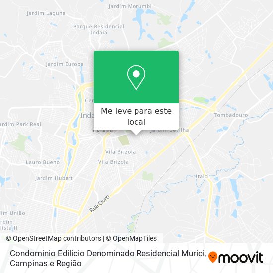 Condominio Edilicio Denominado Residencial Murici mapa