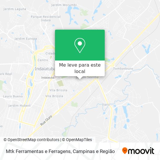 Mtk Ferramentas e Ferragens mapa