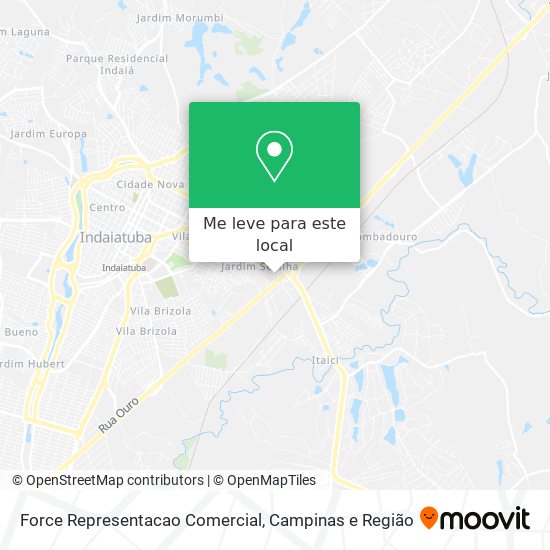 Force Representacao Comercial mapa