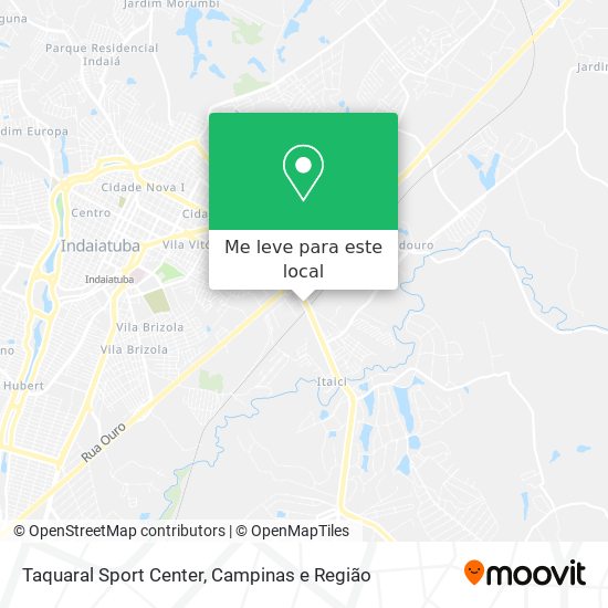 Taquaral Sport Center mapa