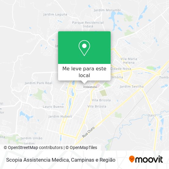 Scopia Assistencia Medica mapa