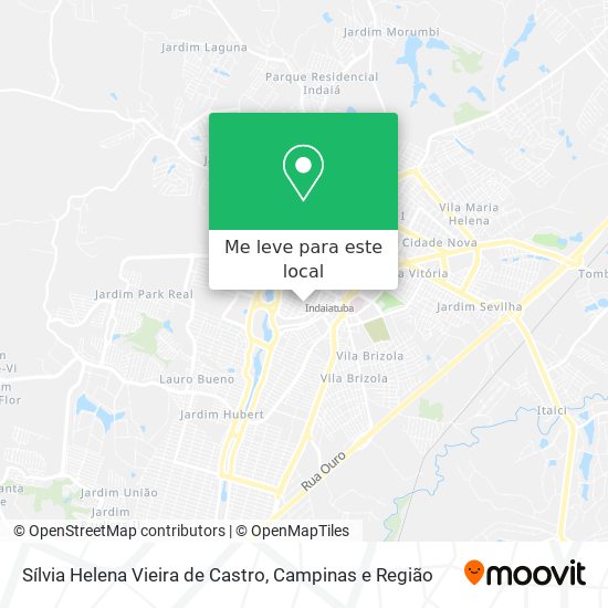 Sílvia Helena Vieira de Castro mapa