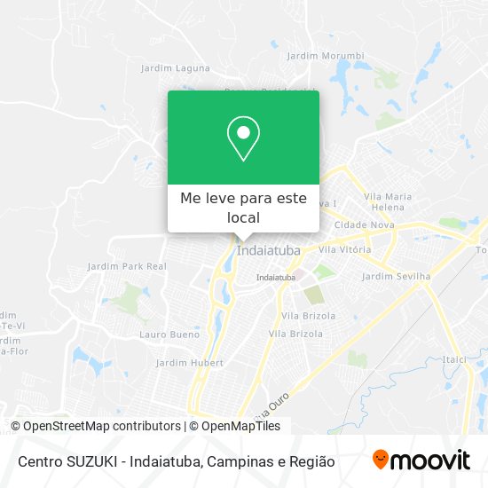 Centro SUZUKI - Indaiatuba mapa