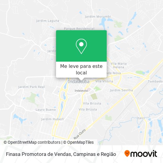 Finasa Promotora de Vendas mapa