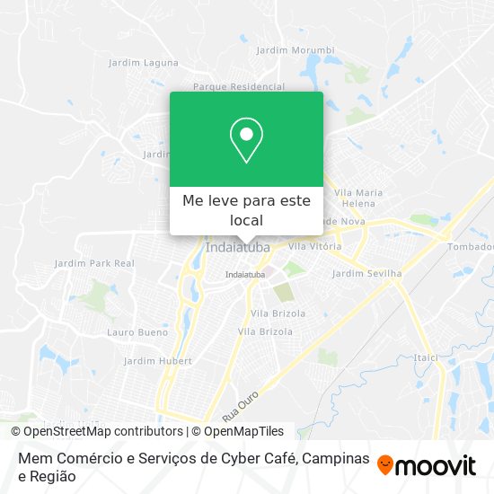 Mem Comércio e Serviços de Cyber Café mapa