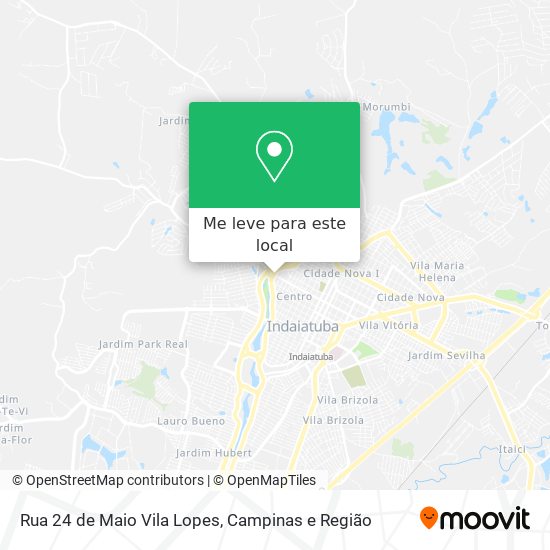 Rua 24 de Maio Vila Lopes mapa