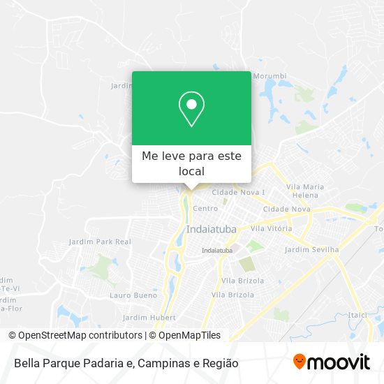 Bella Parque Padaria e mapa