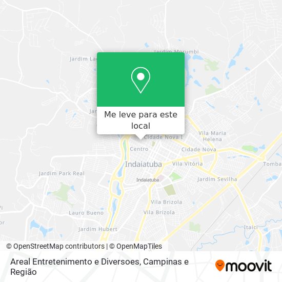 Areal Entretenimento e Diversoes mapa