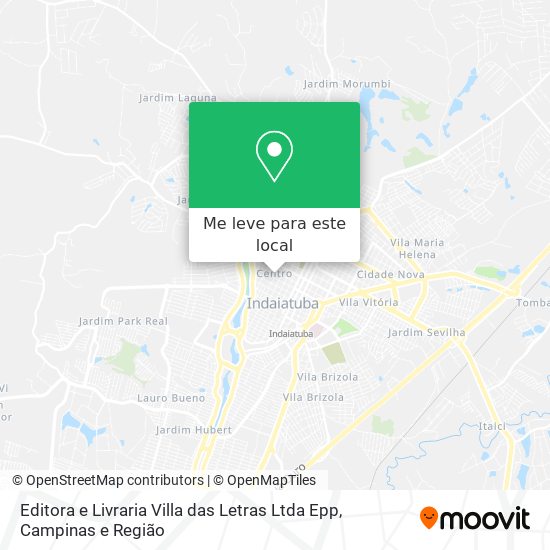 Editora e Livraria Villa das Letras Ltda Epp mapa
