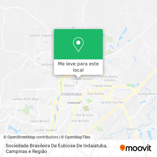 Sociedade Brasileira De Eubiose De Indaiatuba mapa