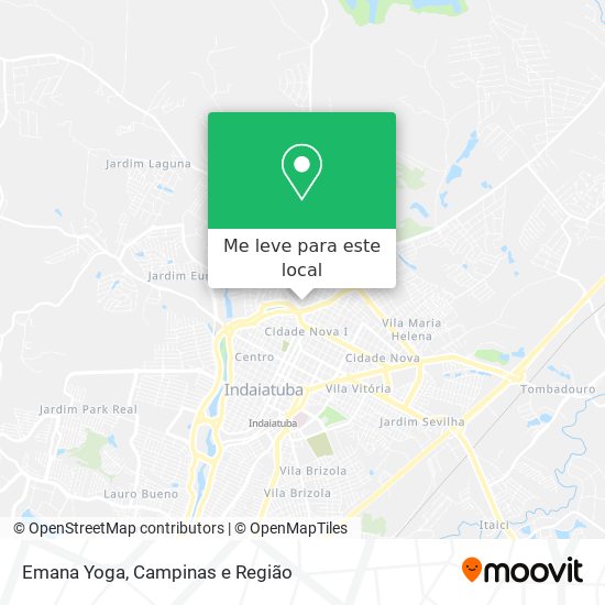 Emana Yoga mapa