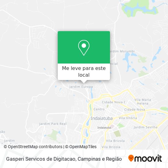 Gasperi Servicos de Digitacao mapa