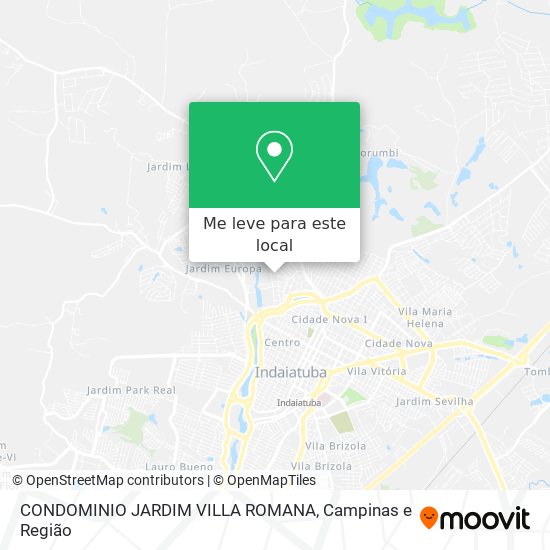 CONDOMINIO JARDIM VILLA ROMANA mapa