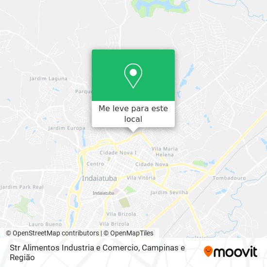 Str Alimentos Industria e Comercio mapa