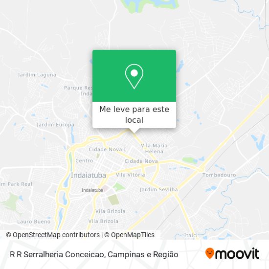 R R Serralheria Conceicao mapa