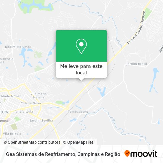 Gea Sistemas de Resfriamento mapa