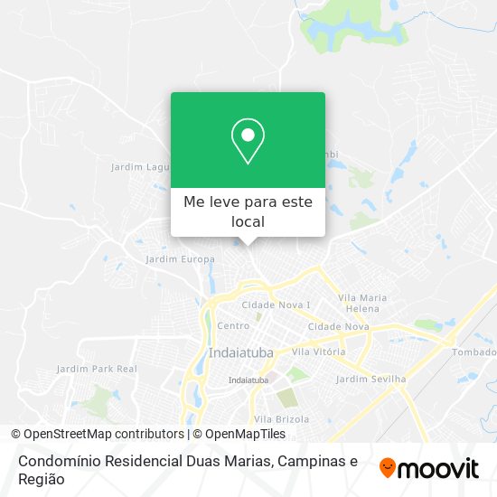 Condomínio Residencial Duas Marias mapa