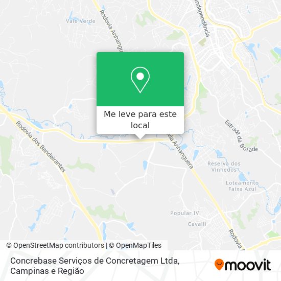 Concrebase Serviços de Concretagem Ltda mapa