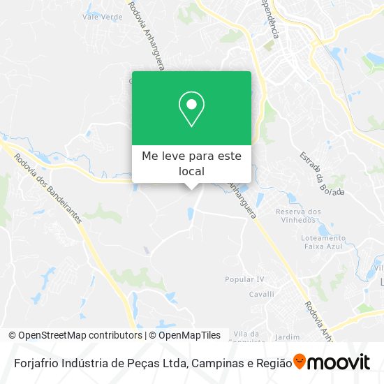 Forjafrio Indústria de Peças Ltda mapa