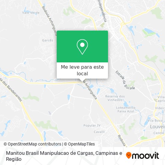 Manitou Brasil Manipulacao de Cargas mapa