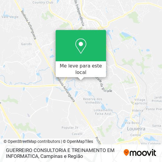 GUERREIRO CONSULTORIA E TREINAMENTO EM INFORMATICA mapa