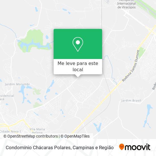 Condomínio Chácaras Polares mapa