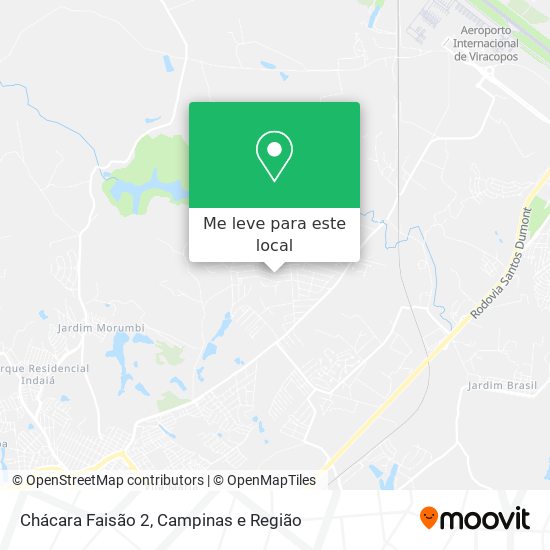 Chácara Faisão 2 mapa