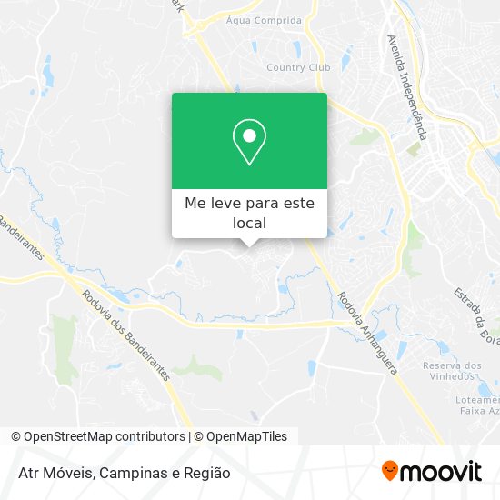 Atr Móveis mapa
