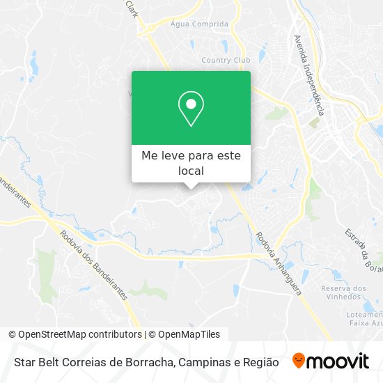 Star Belt Correias de Borracha mapa