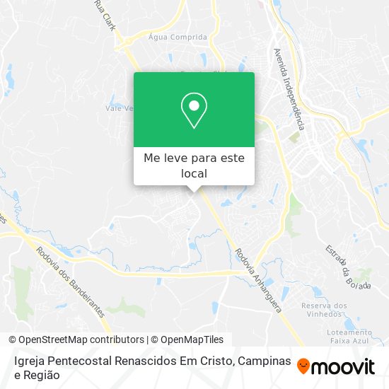 Igreja Pentecostal Renascidos Em Cristo mapa