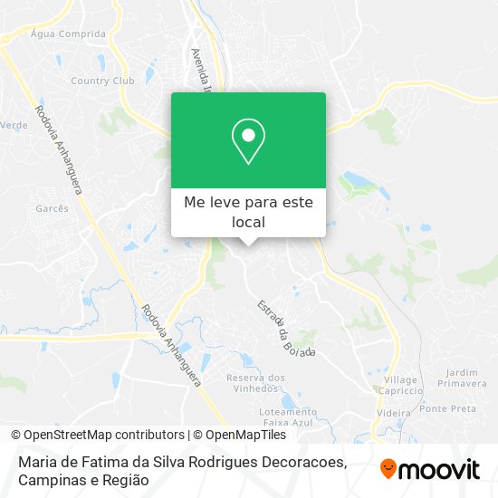 Maria de Fatima da Silva Rodrigues Decoracoes mapa