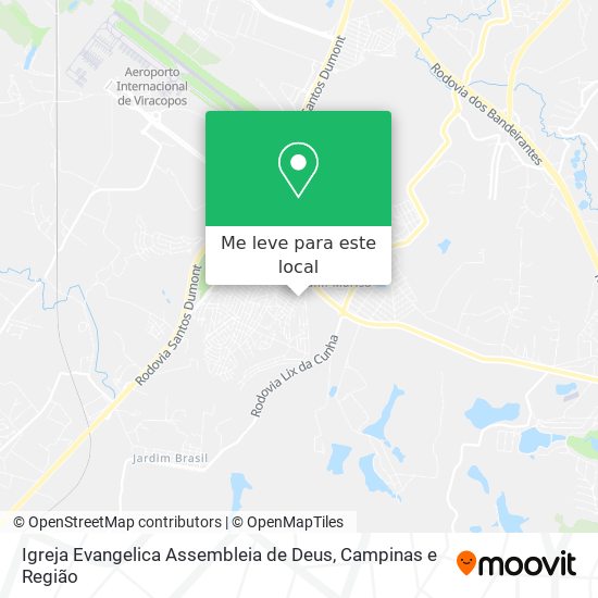 Igreja Evangelica Assembleia de Deus mapa