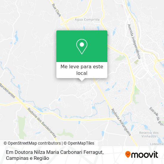 Em Doutora Nilza Maria Carbonari Ferragut mapa