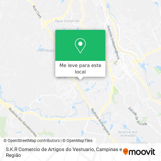 S.K.R Comercio de Artigos do Vestuario mapa