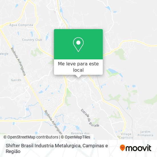 Shifter Brasil Industria Metalurgica mapa