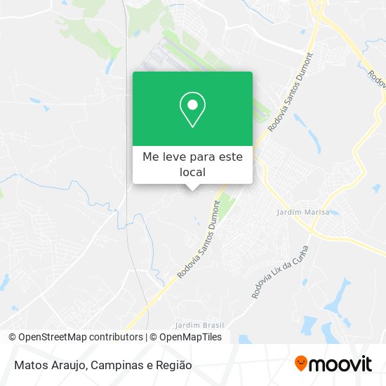 Matos Araujo mapa