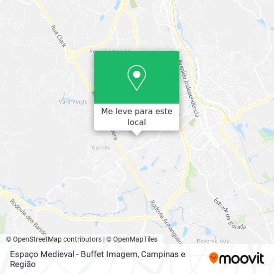 Espaço Medieval - Buffet Imagem mapa