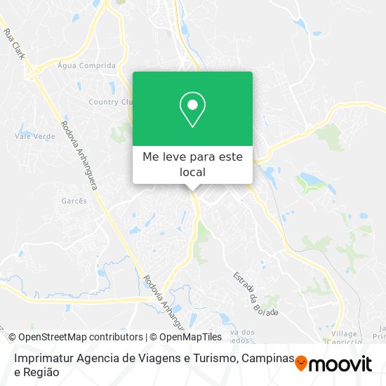 Imprimatur Agencia de Viagens e Turismo mapa