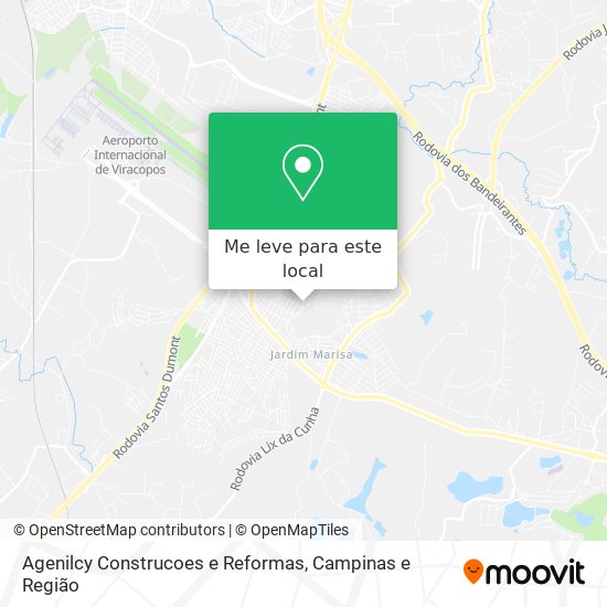 Agenilcy Construcoes e Reformas mapa