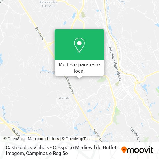 Castelo dos Vinhais - O Espaço Medieval do Buffet Imagem mapa