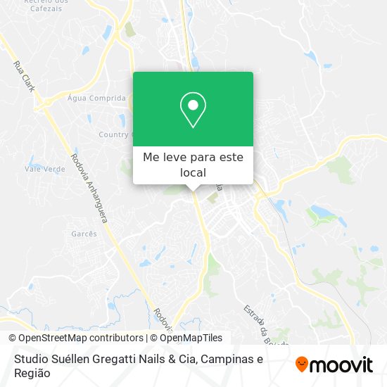 Studio Suéllen Gregatti Nails & Cia mapa