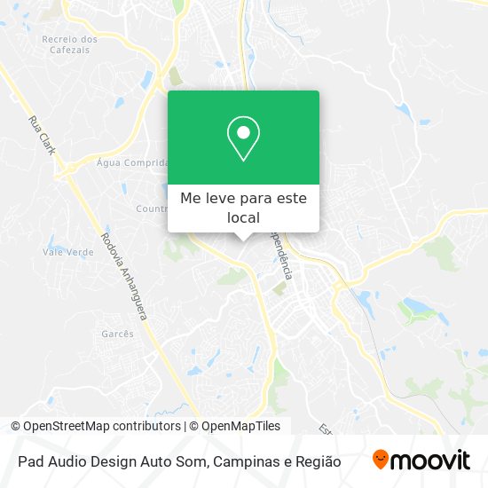 Pad Audio Design Auto Som mapa