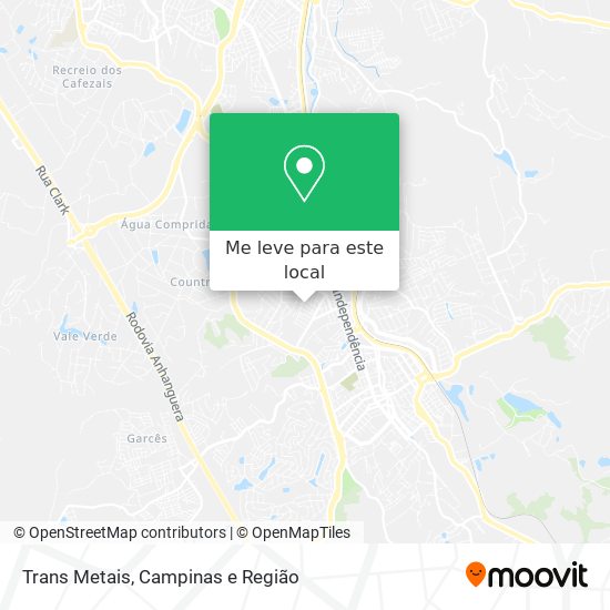 Trans Metais mapa