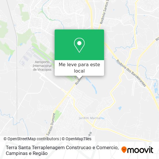 Terra Santa Terraplenagem Construcao e Comercio mapa