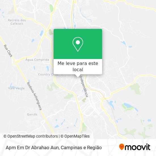 Apm Em Dr Abrahao Aun mapa